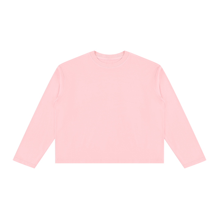 women t shirt Vintage Wash Long Sleeve Boxy T-Shirt