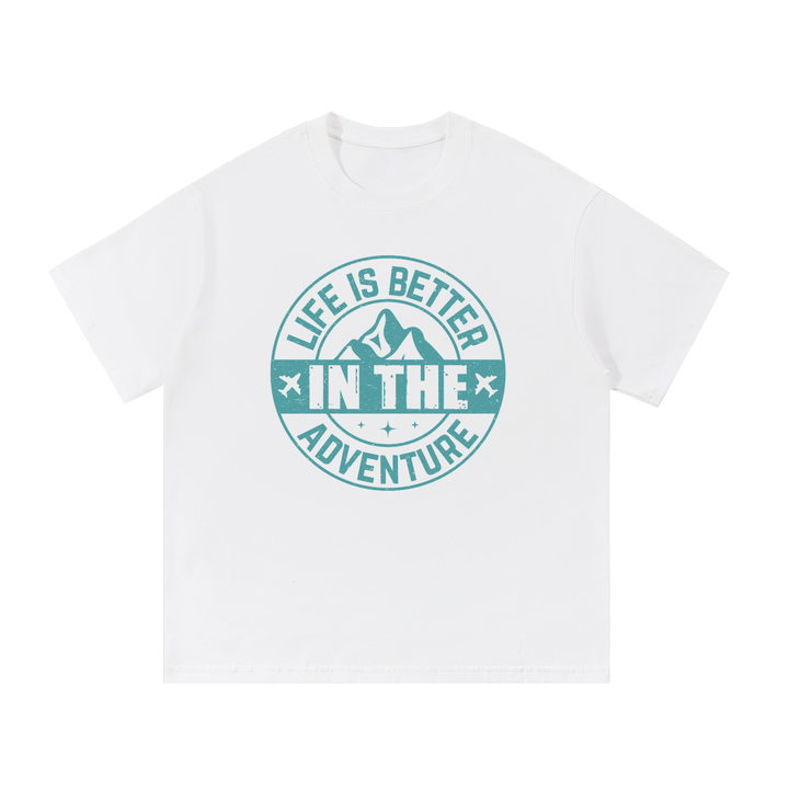 hiking lover Life Is Better In The Adventure Mountain Badge Tee