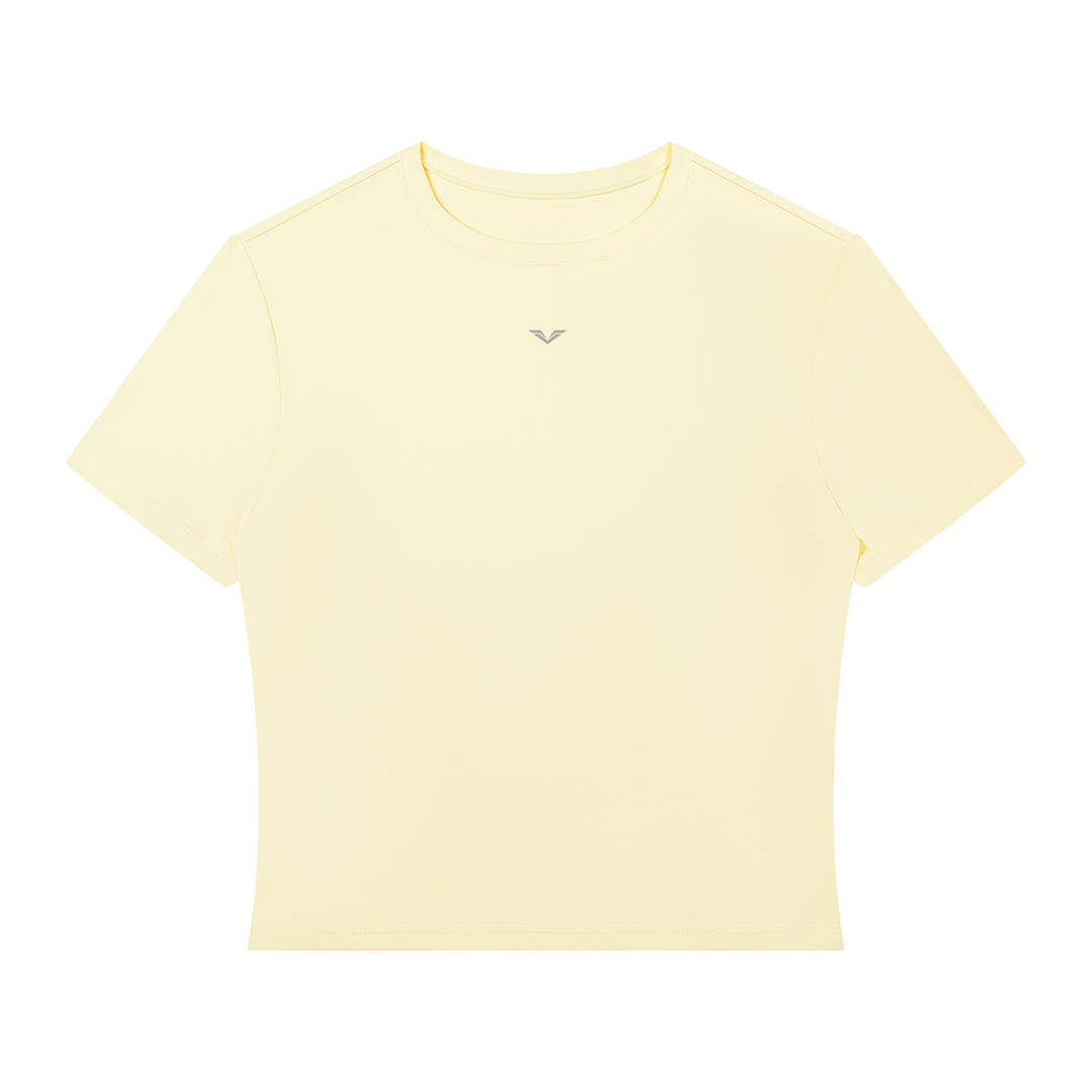 WOMEN T SHIRT Wing Logo Performance Crop Tee