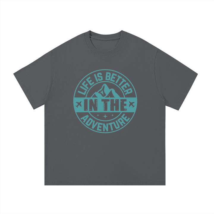 hiking lover Life Is Better In The Adventure Mountain Badge Tee