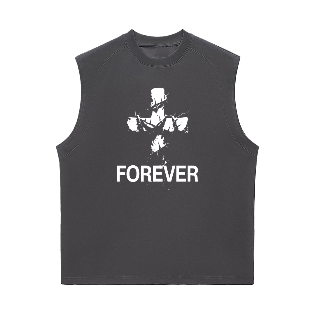 MEN GRAPHIC Forever Cross Graphic Training Tank