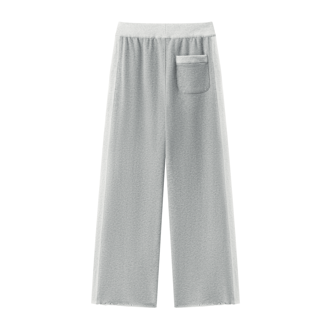 Women PENT  Color Block Raw Hem Sweatpants