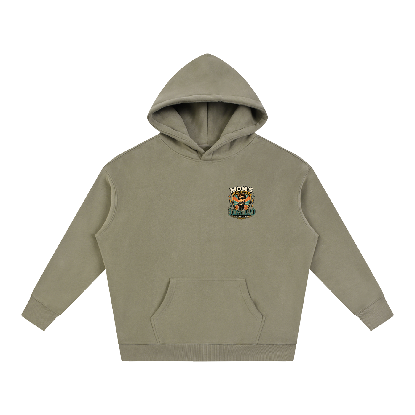 mom lover Oversize Fleeced Hoodie