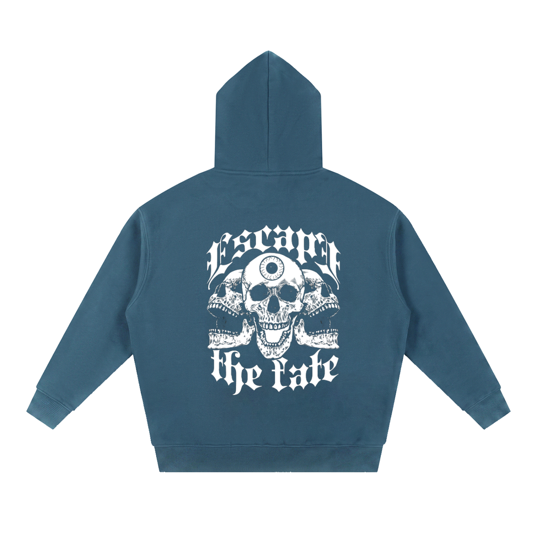 men graphic Essential Oversized Boxy Fit Fleece Hoodie