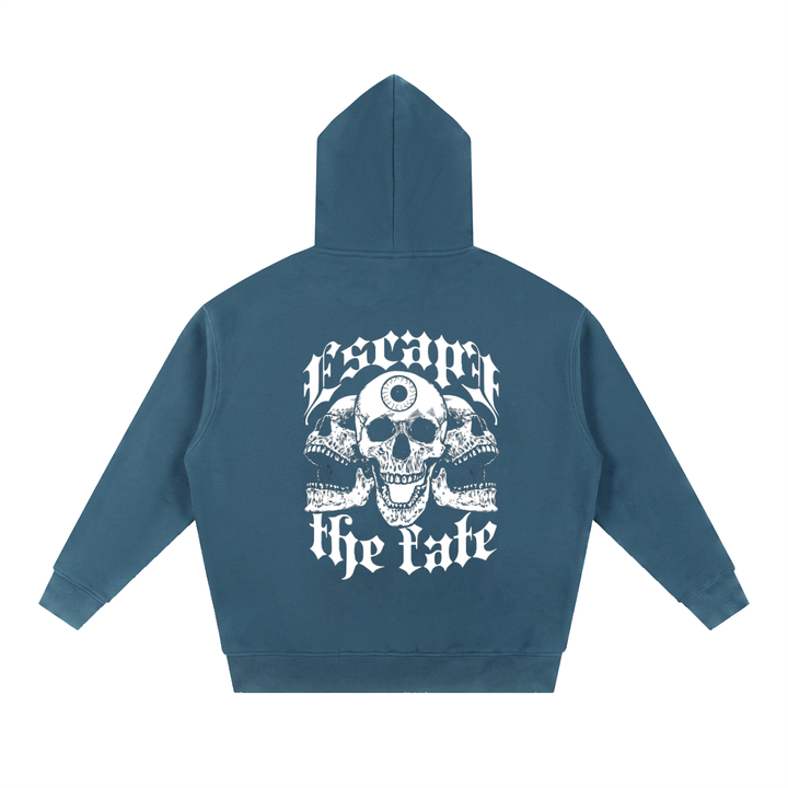 men graphic Essential Oversized Boxy Fit Fleece Hoodie