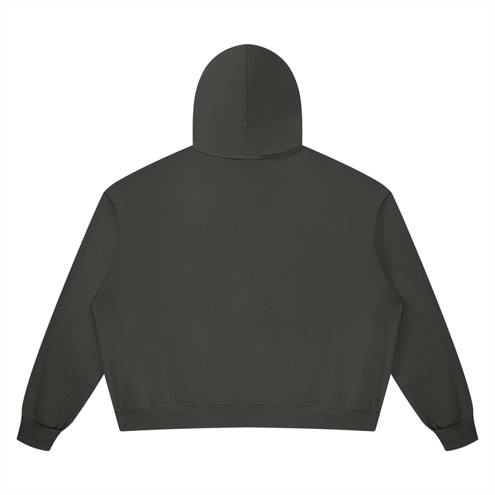 WOMEN HODDIES  Vintage Wash Boxy Full Zip Hoodie