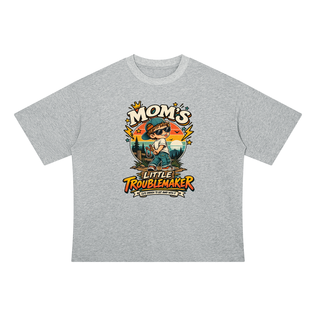 mom lover   Drop Shoulder Cotton T-Shirt