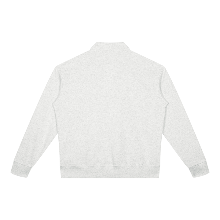 men graphic  Boxy Quarter-Zip Sweatshirt