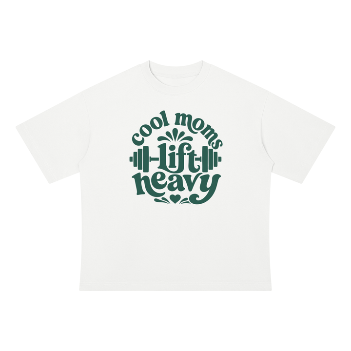 MOM LOVER Drop Shoulder Cotton T-Shirt