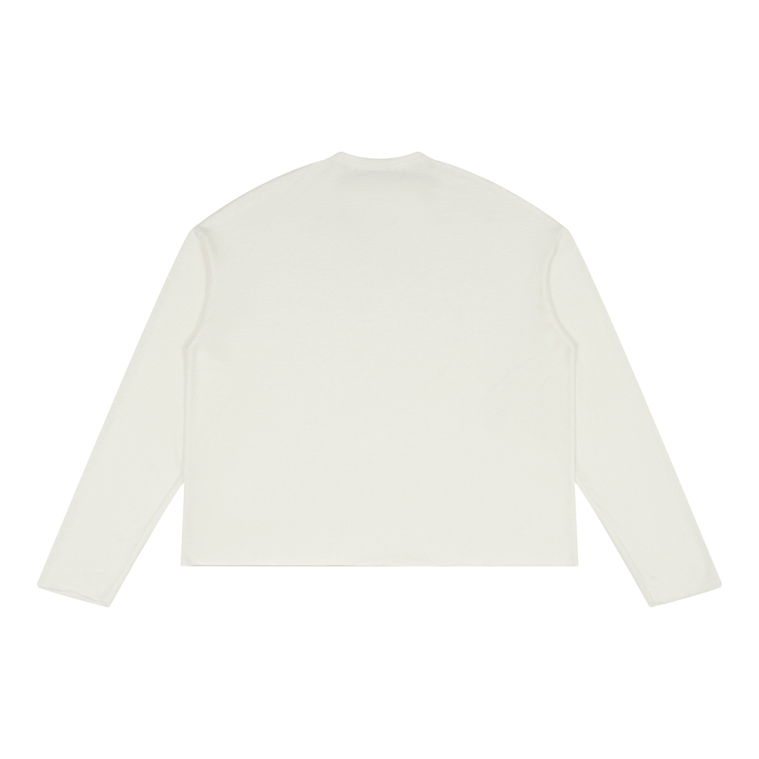 men brand Raw Edge Long Sleeve T-Shirt