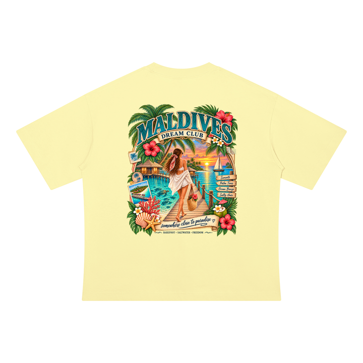 WOMEN GRAPHICS Unisex Drop Shoulder Cotton T-Shirt