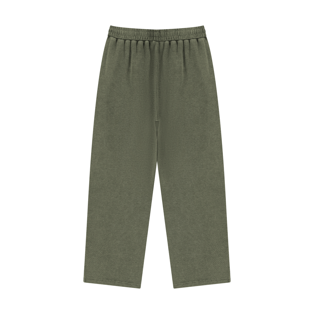 WOMEN PENT TROUSER Mineral Wash Waffle Sweatpants