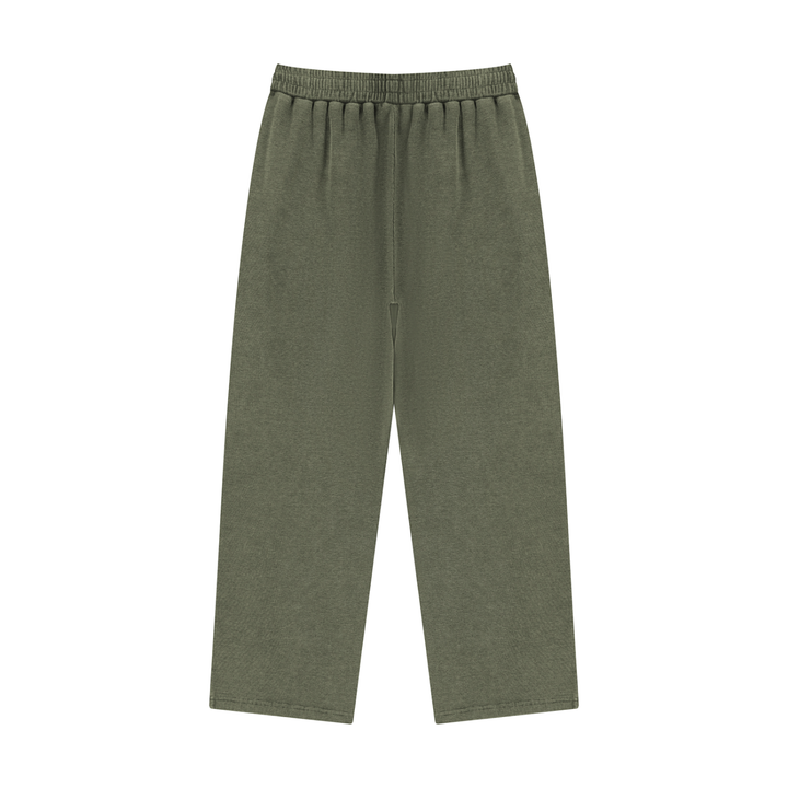 WOMEN PENT TROUSER Mineral Wash Waffle Sweatpants