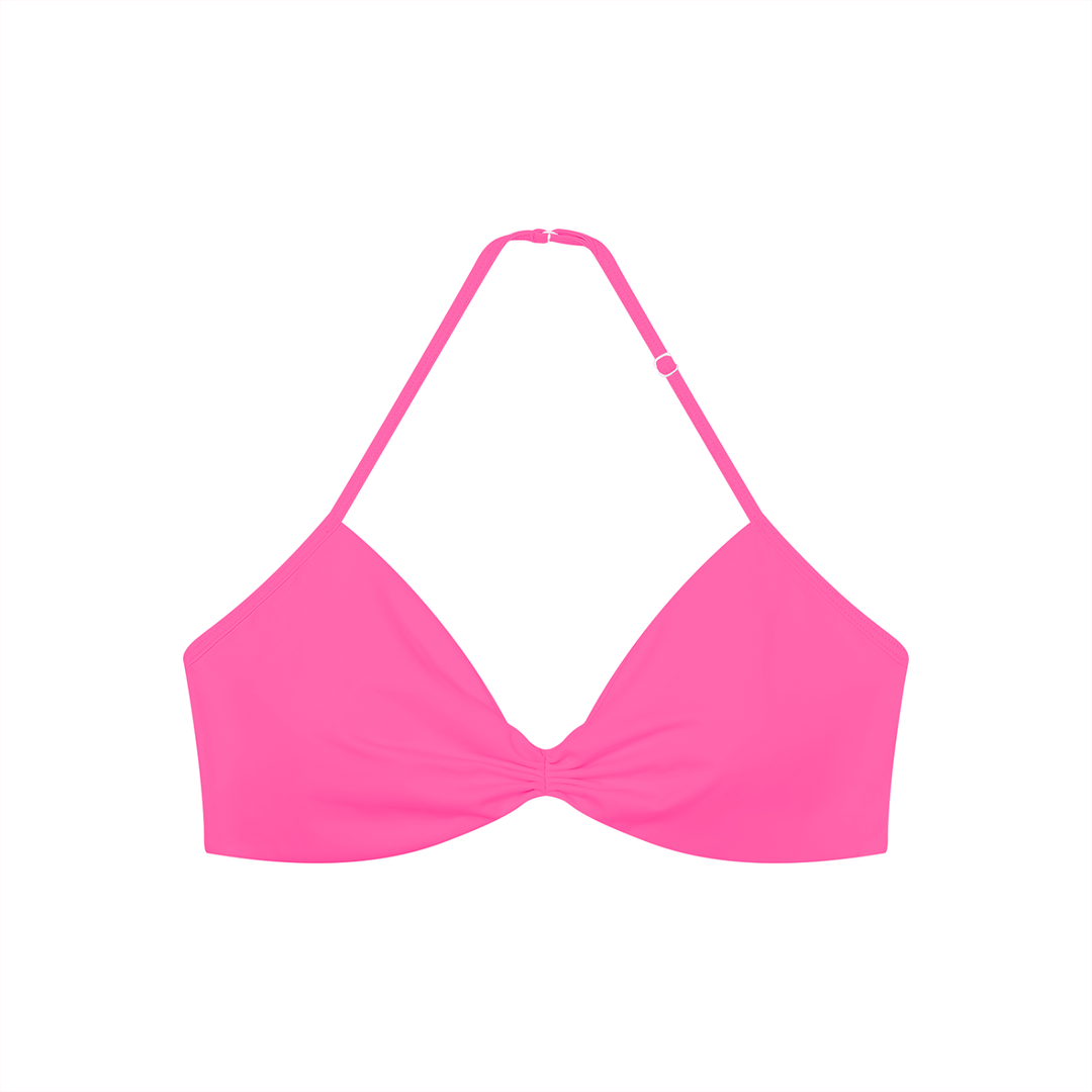 Women’s gym wear Ruched Halter-Neck Sports Bra