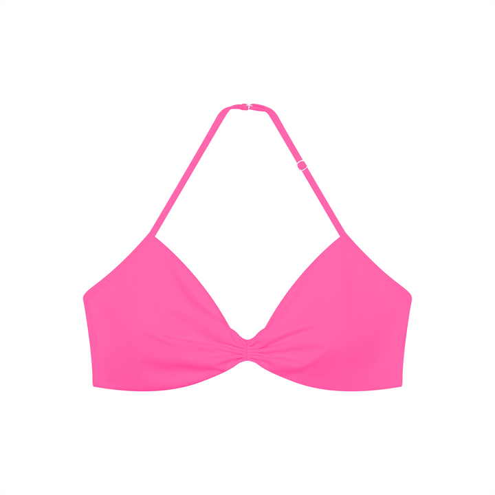 Women’s gym wear Ruched Halter-Neck Sports Bra