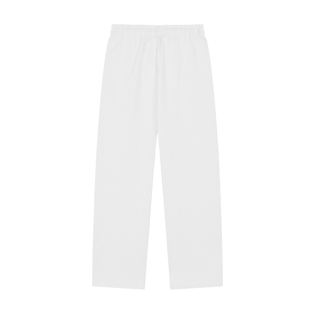 WOMEN PENT Solid Color Straight-Leg Sweatpants