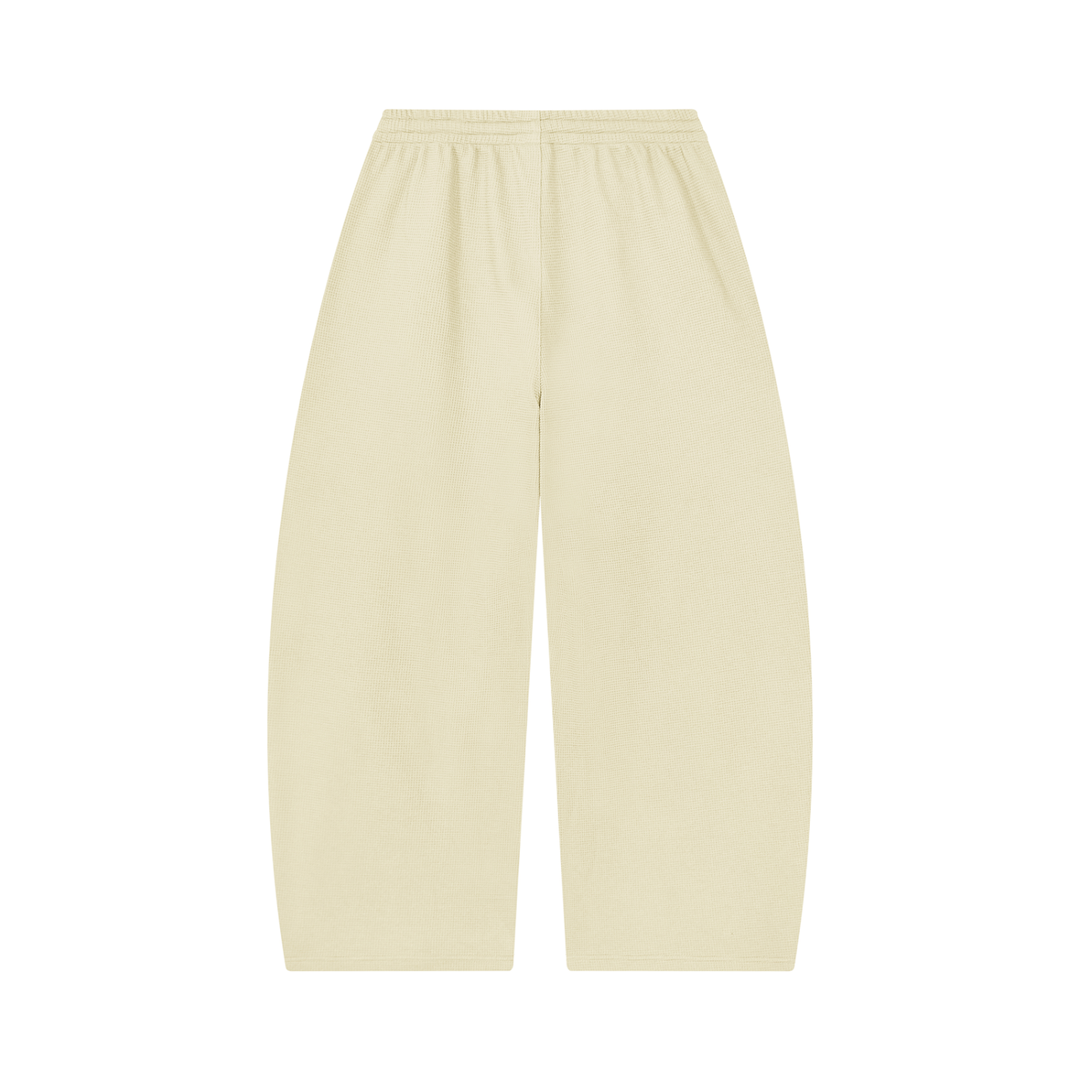 WOMEN PENT Waffle Barrel Leg Pants