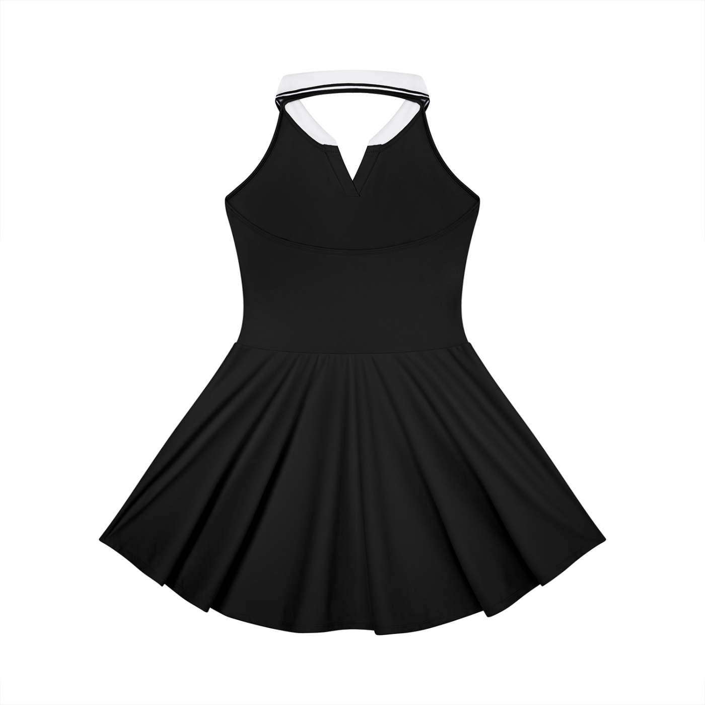 Women's  brand Collared Halter A-Line Tennis Dress