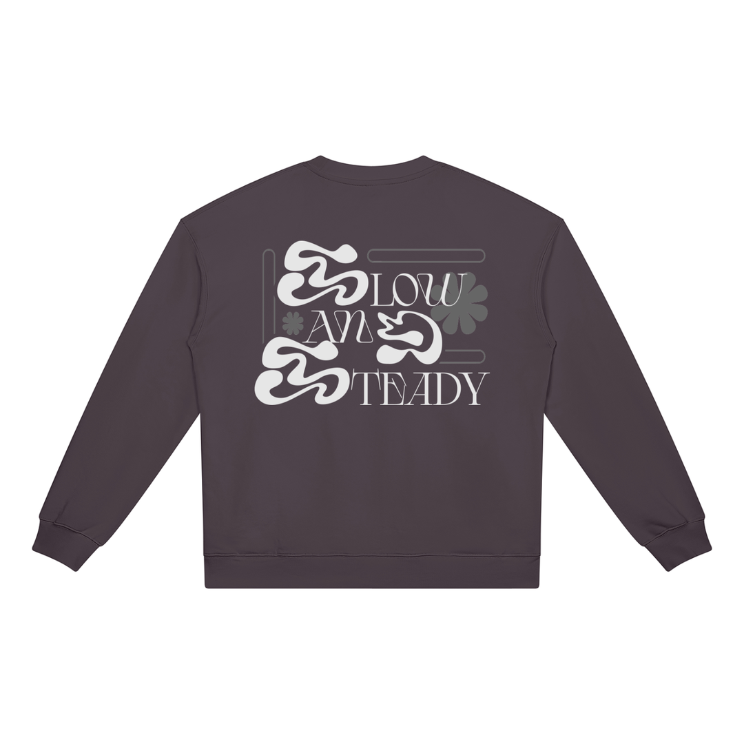 men graphic Heavyweight Crewneck Sweatshirt