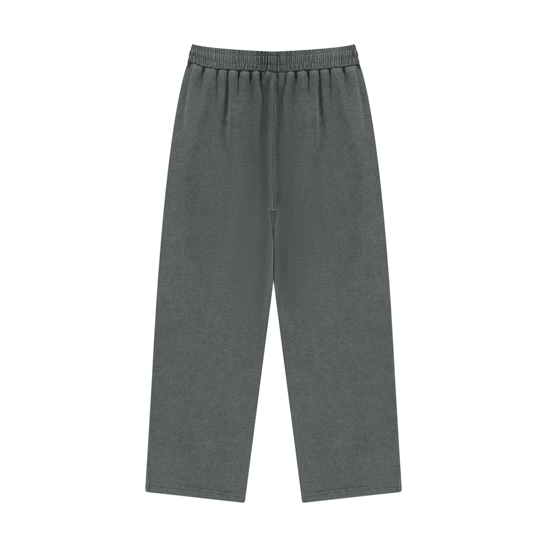 WOMEN PENT TROUSER Mineral Wash Waffle Sweatpants