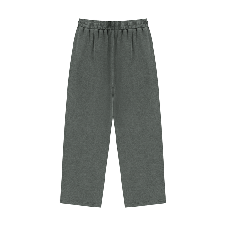 WOMEN PENT TROUSER Mineral Wash Waffle Sweatpants