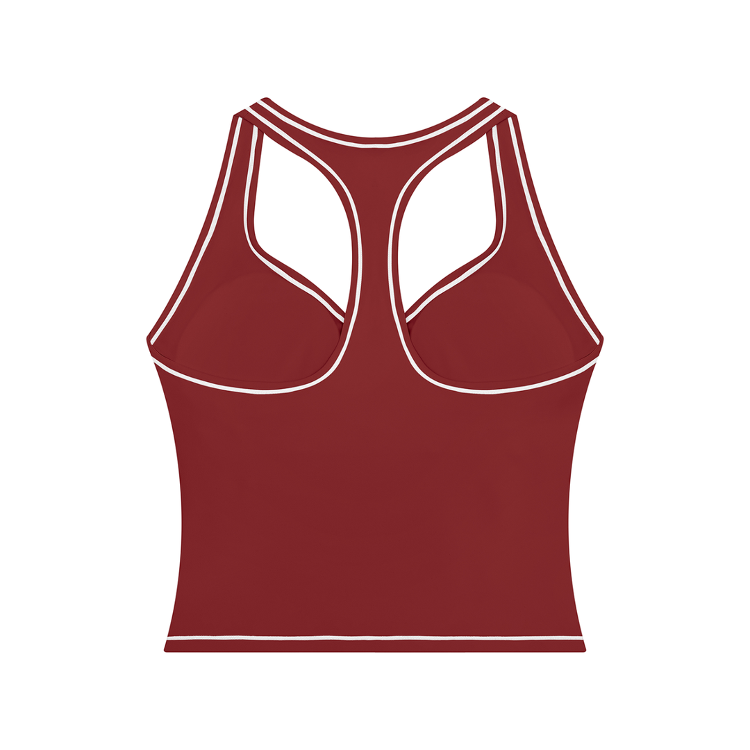Women’s gym wear Topstitching Yoga Tank Top