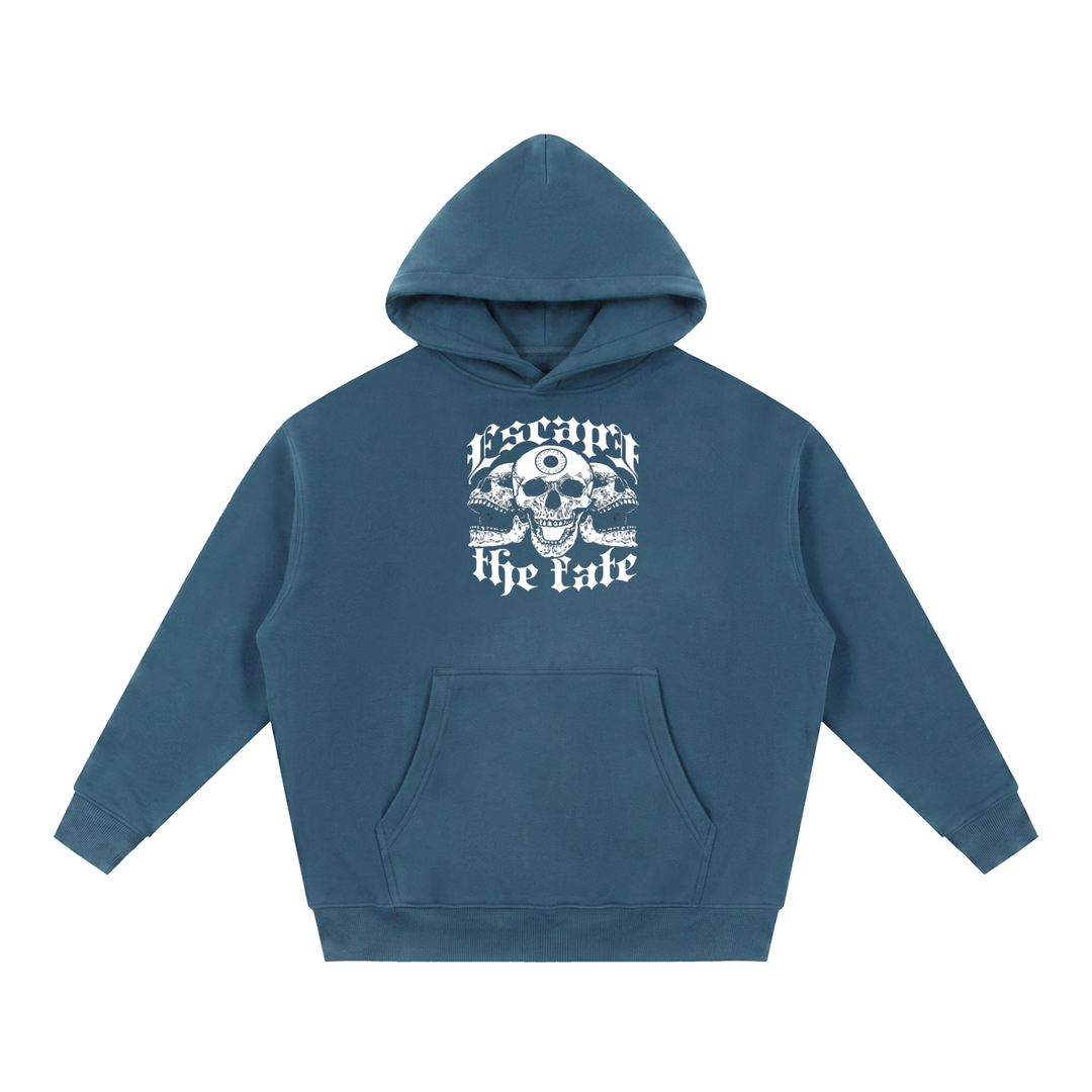 men graphic Essential Oversized Boxy Fit Fleece Hoodie