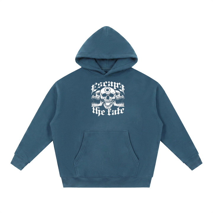 men graphic Essential Oversized Boxy Fit Fleece Hoodie