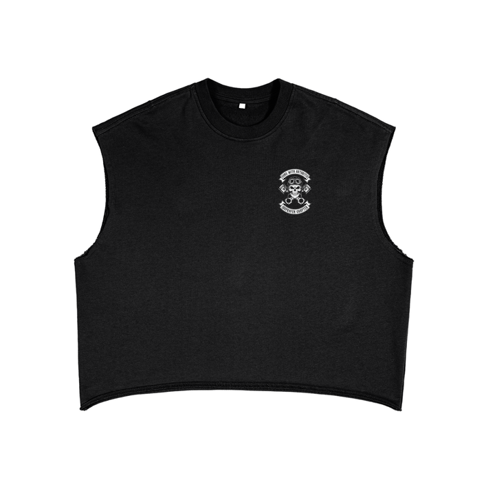 men brand French Terry Boxy Tank Top