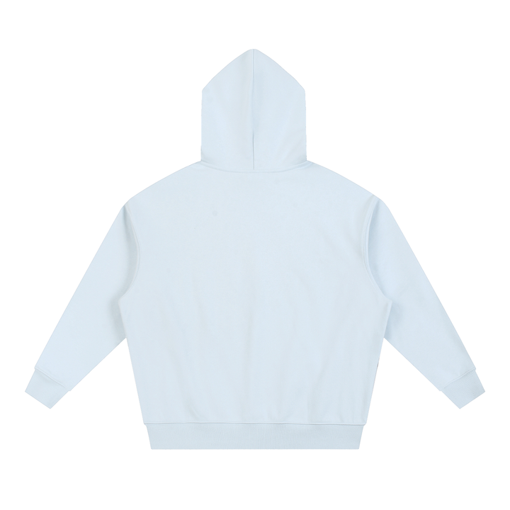 MEN HODDIES Wing Logo Heavyweight Drop Shoulder Hoodie — Stone