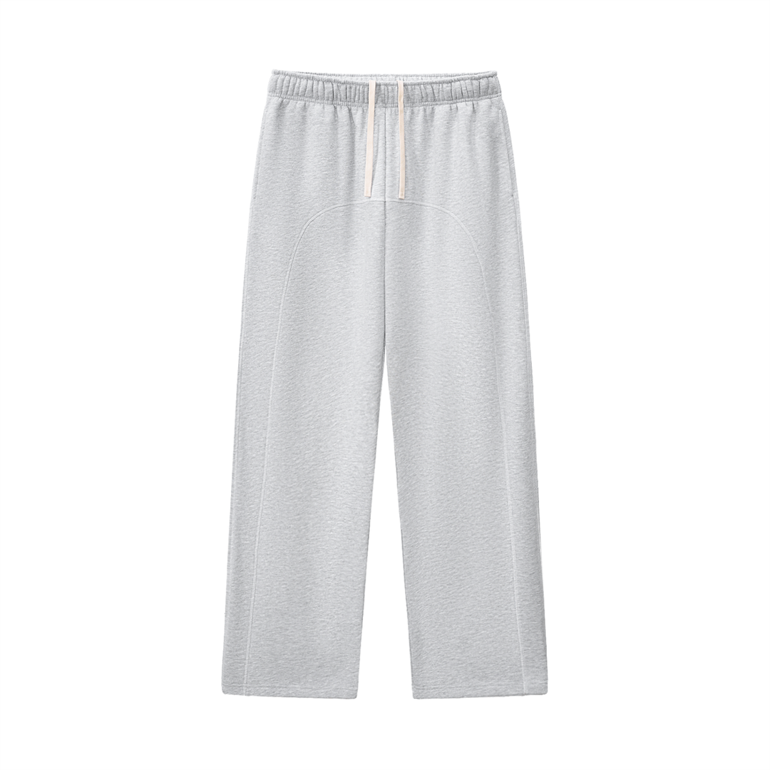WOMEN PENT Contrast-Stitched Fleece Sweatpants