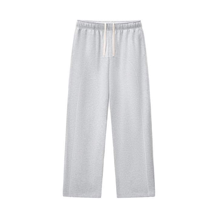 WOMEN PENT Contrast-Stitched Fleece Sweatpants