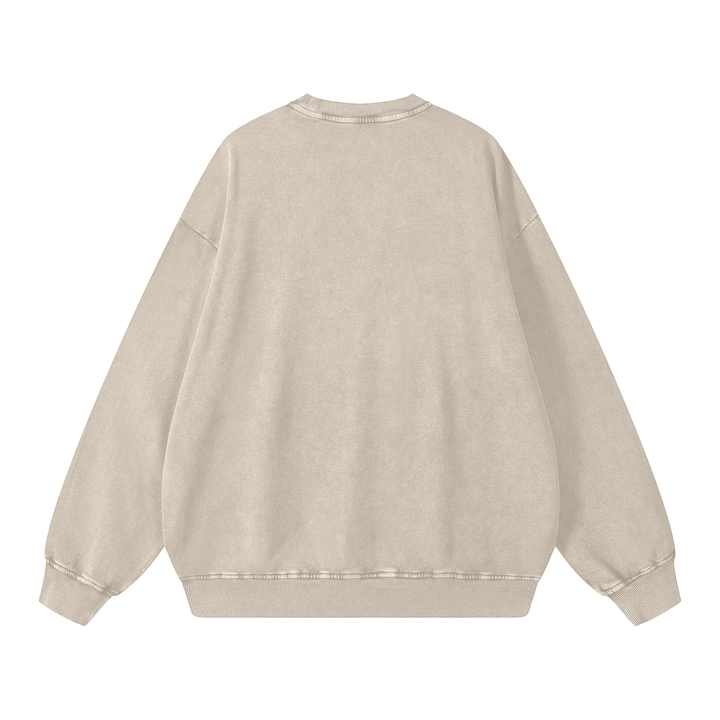 women graphic Bruh We Back Teacher Washed Sweatshirt
