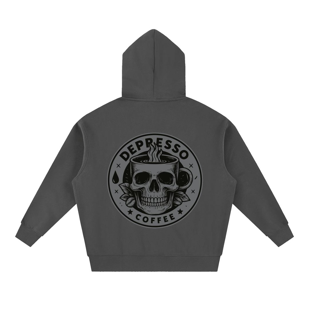 men graphic Oversized Boxy Fit Fleece Hoodie