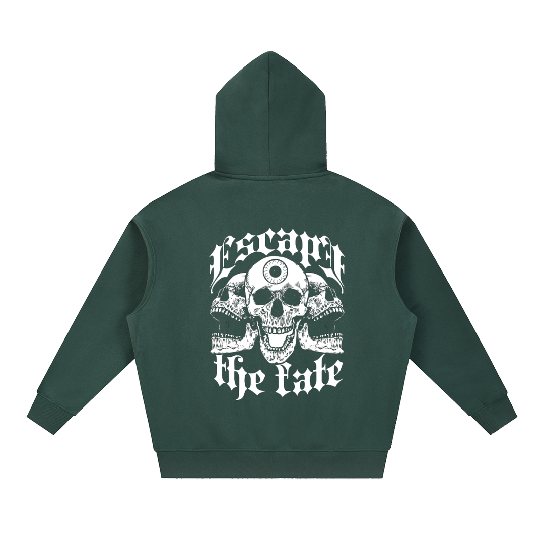 men graphic Essential Oversized Boxy Fit Fleece Hoodie