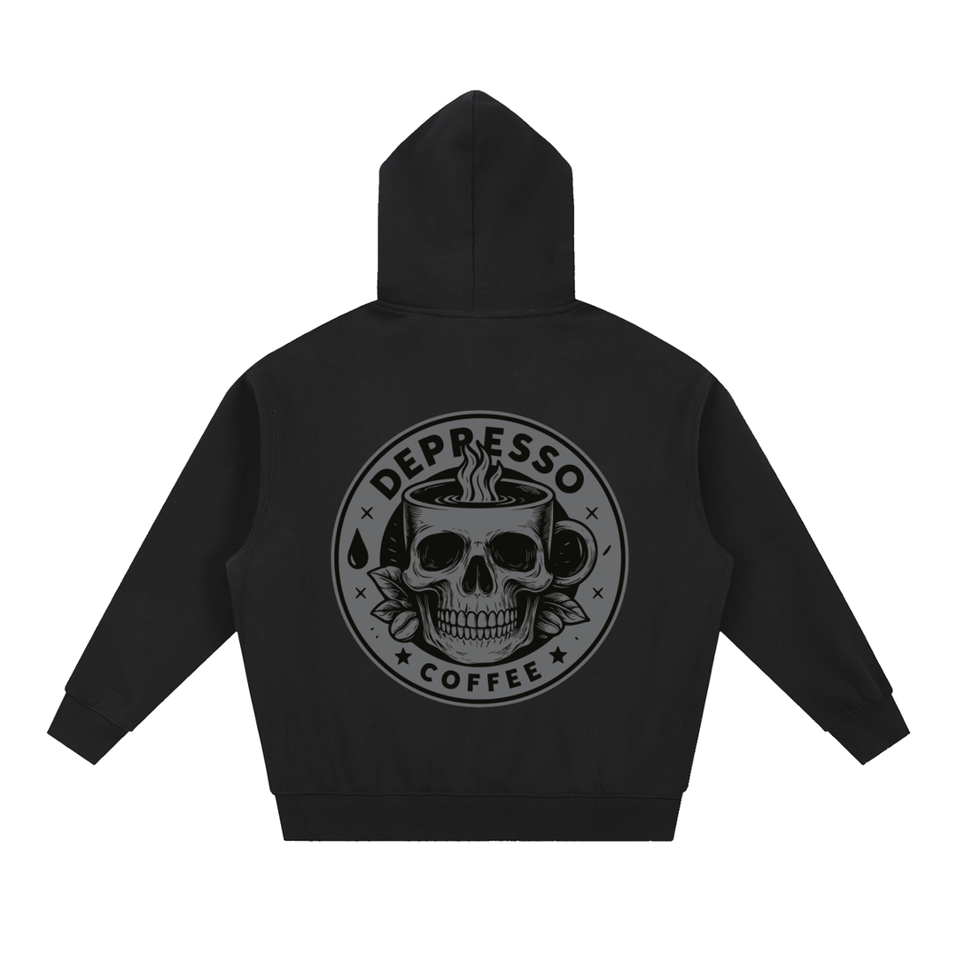 men graphic Oversized Boxy Fit Fleece Hoodie