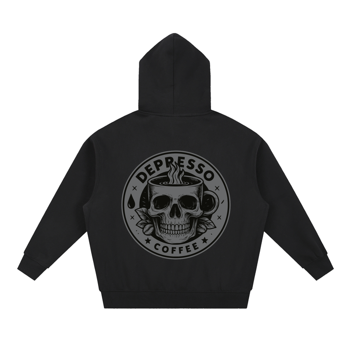 men graphic Oversized Boxy Fit Fleece Hoodie