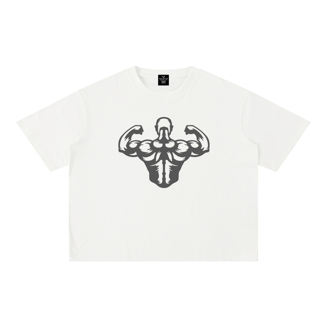 men gym wear Mineral Wash Boxy Cotton T-Shirt