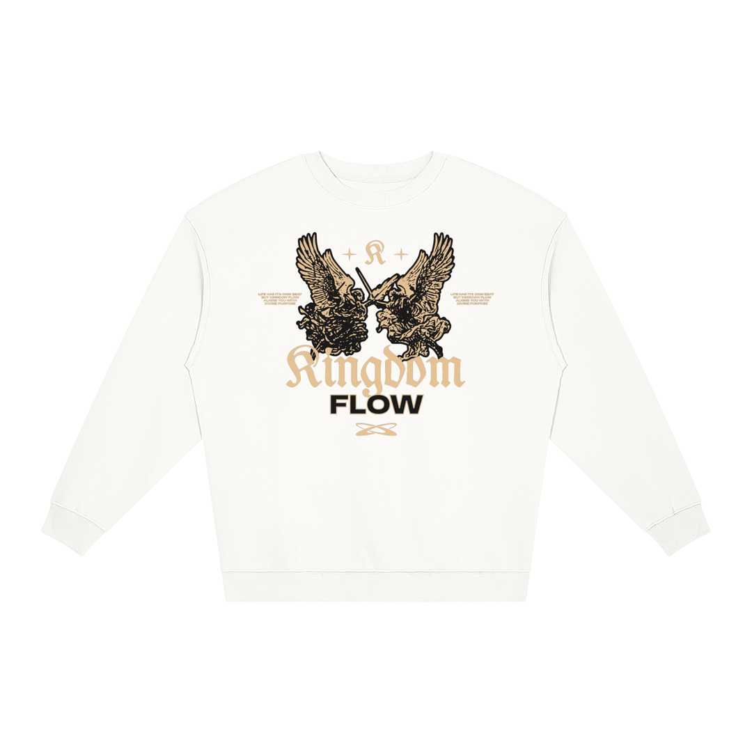 men graphic Loose Crewneck Sweatshirt