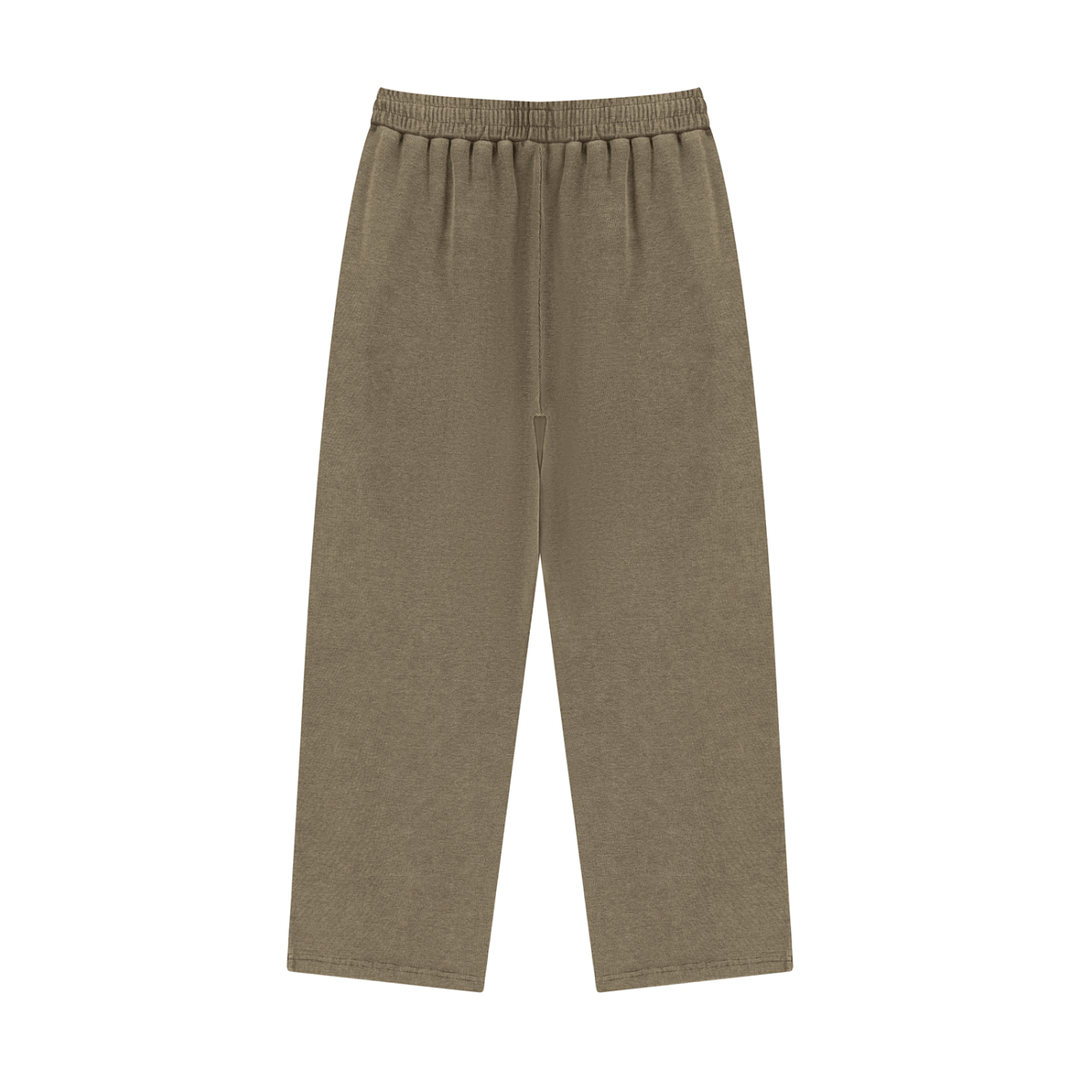 WOMEN PENT TROUSER Mineral Wash Waffle Sweatpants