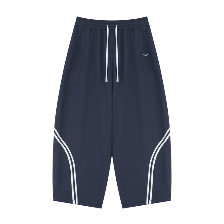 men brand Wide Leg Piping Sweatpants