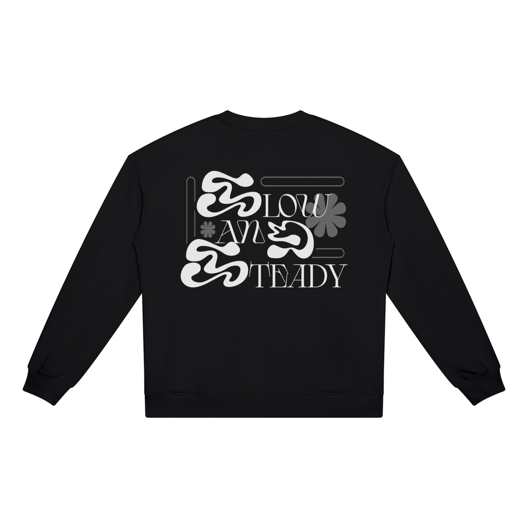 men graphic Heavyweight Crewneck Sweatshirt