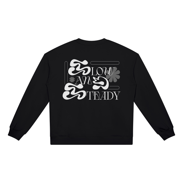 men graphic Heavyweight Crewneck Sweatshirt