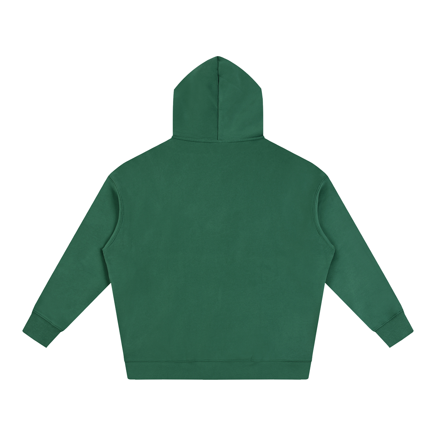 Best Cat Dad Ever Retro Sunset Hoodie in Eden Green, back view.
