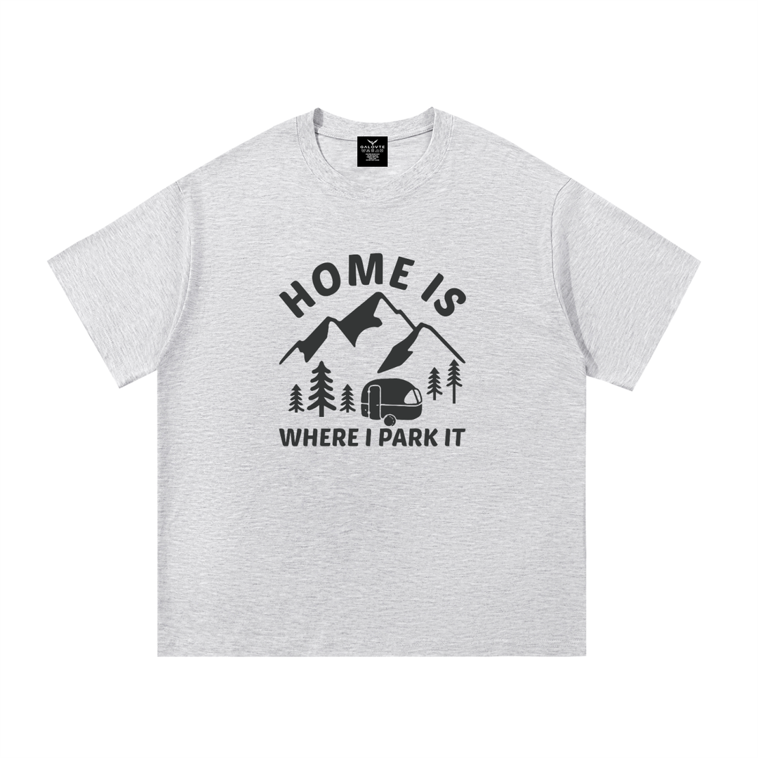 hiking lover Home Is Where I Park It Tonal Caravan Tee