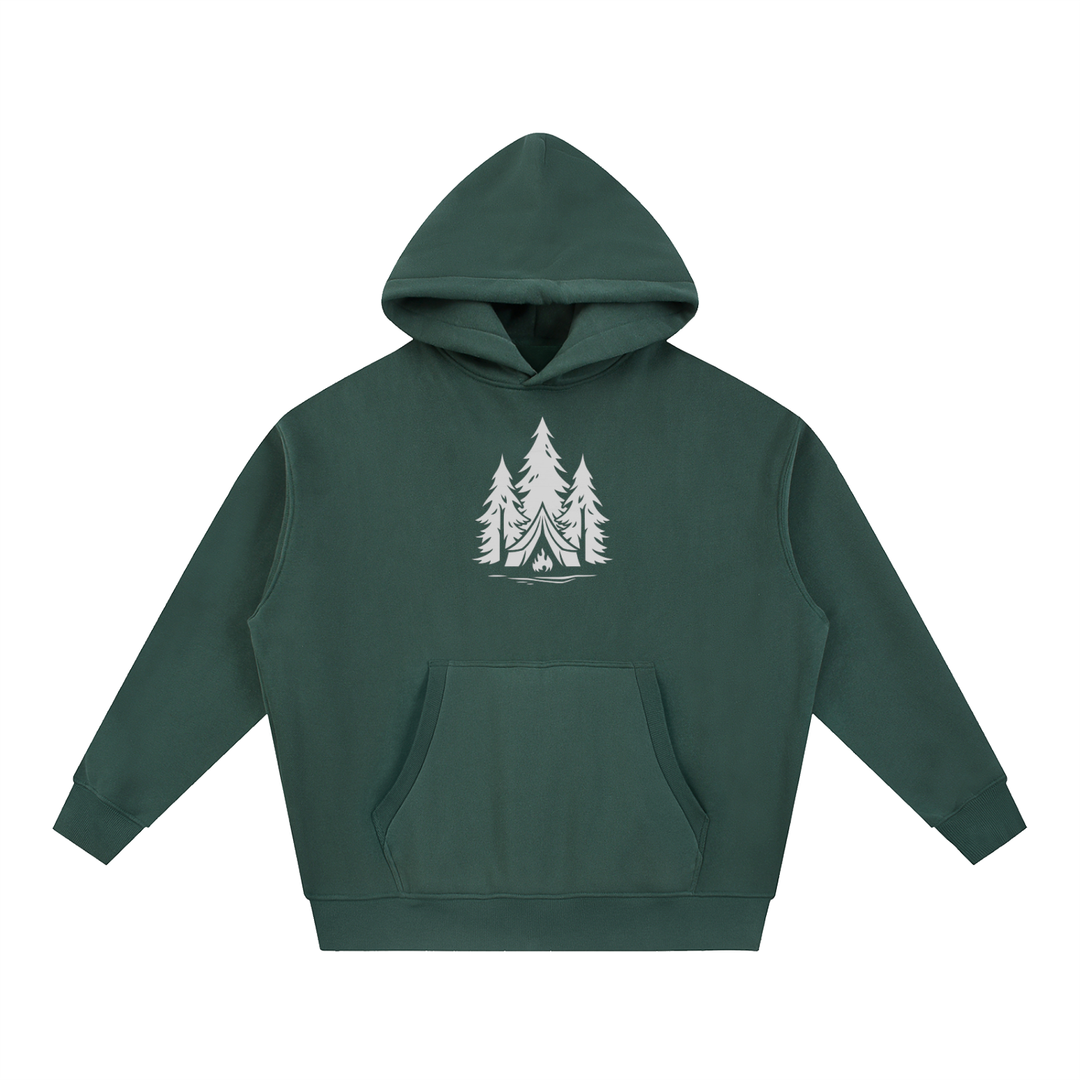 HIKING LOVER Essential Oversized Boxy Fit Fleece Hoodie