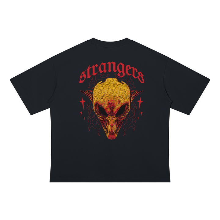 men graphic Drop Shoulder Cotton T-Shirt