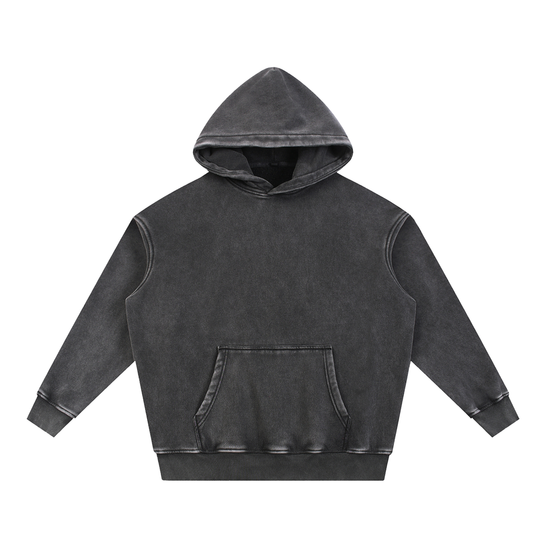 women hoddies Snow Wash Fleece Oversize Hoodie