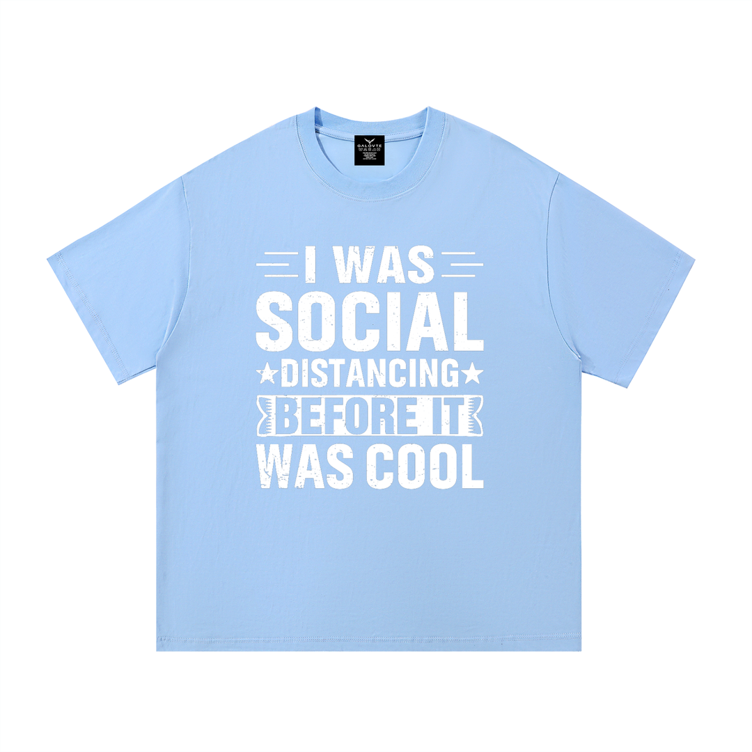 mom lover Social Distancing Before It Was Cool Funny Tee