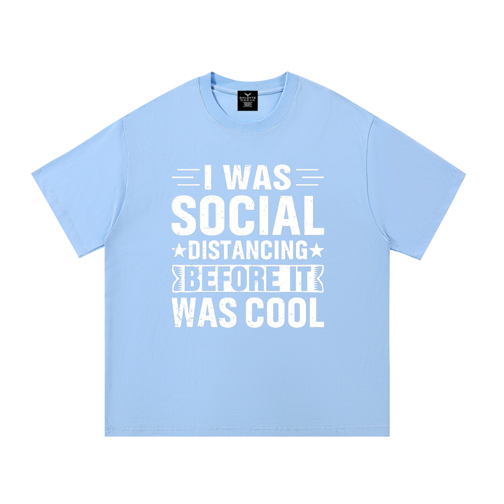 mom lover Social Distancing Before It Was Cool Funny Tee